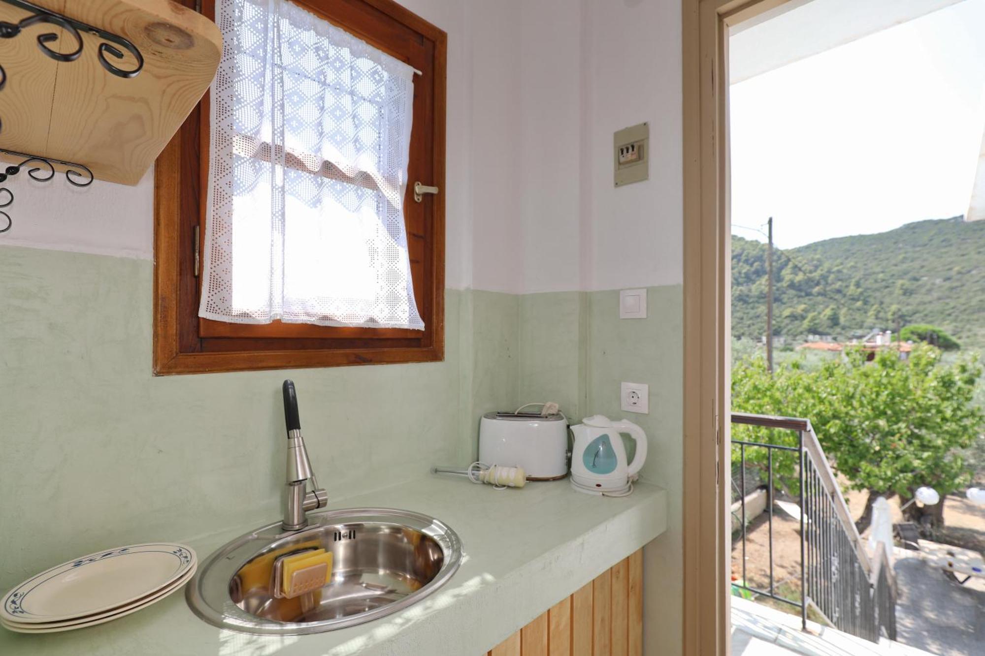 Skopelos Evergreen Apartments 斯塔菲罗斯 外观 照片