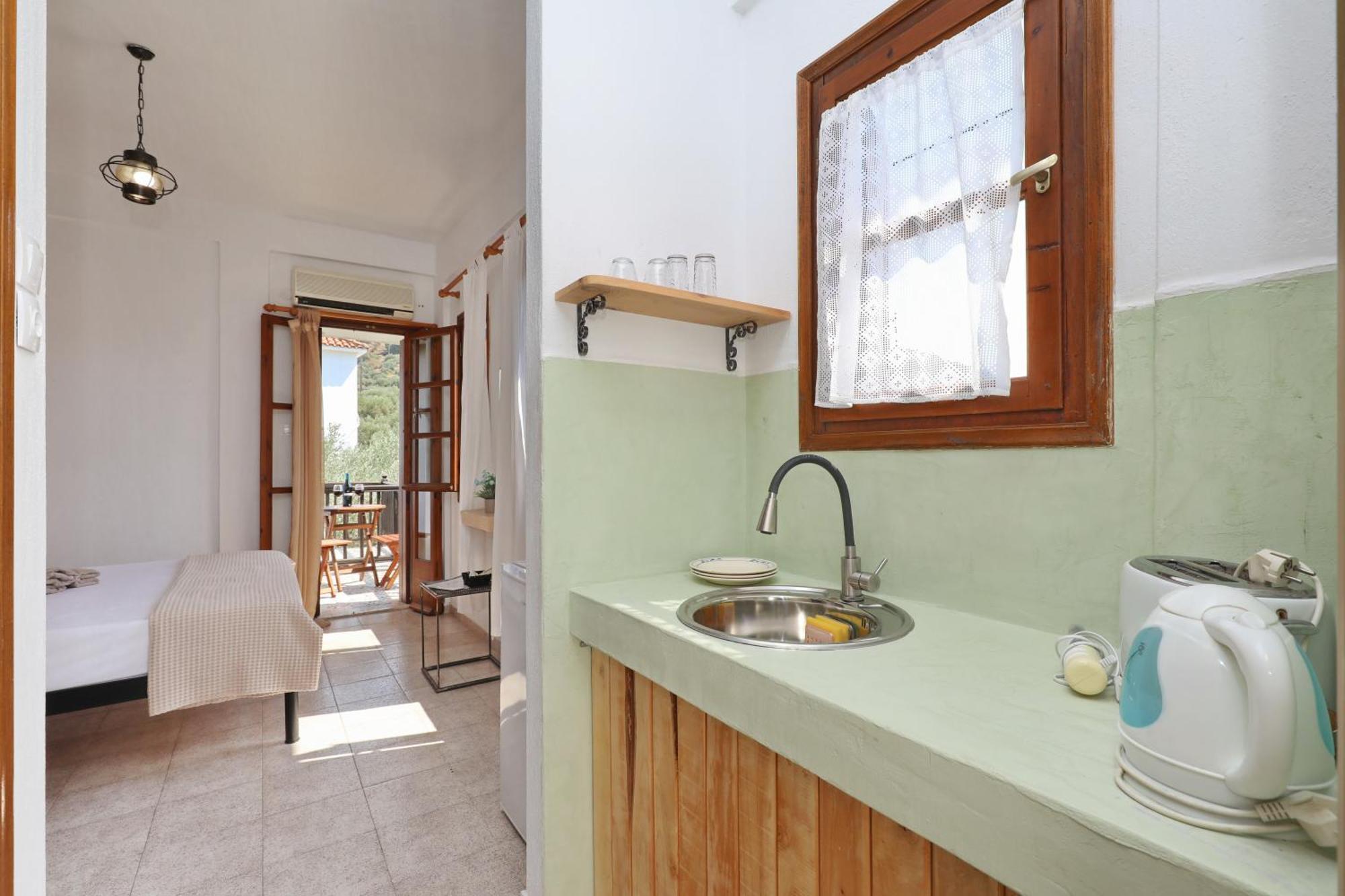 Skopelos Evergreen Apartments 斯塔菲罗斯 外观 照片